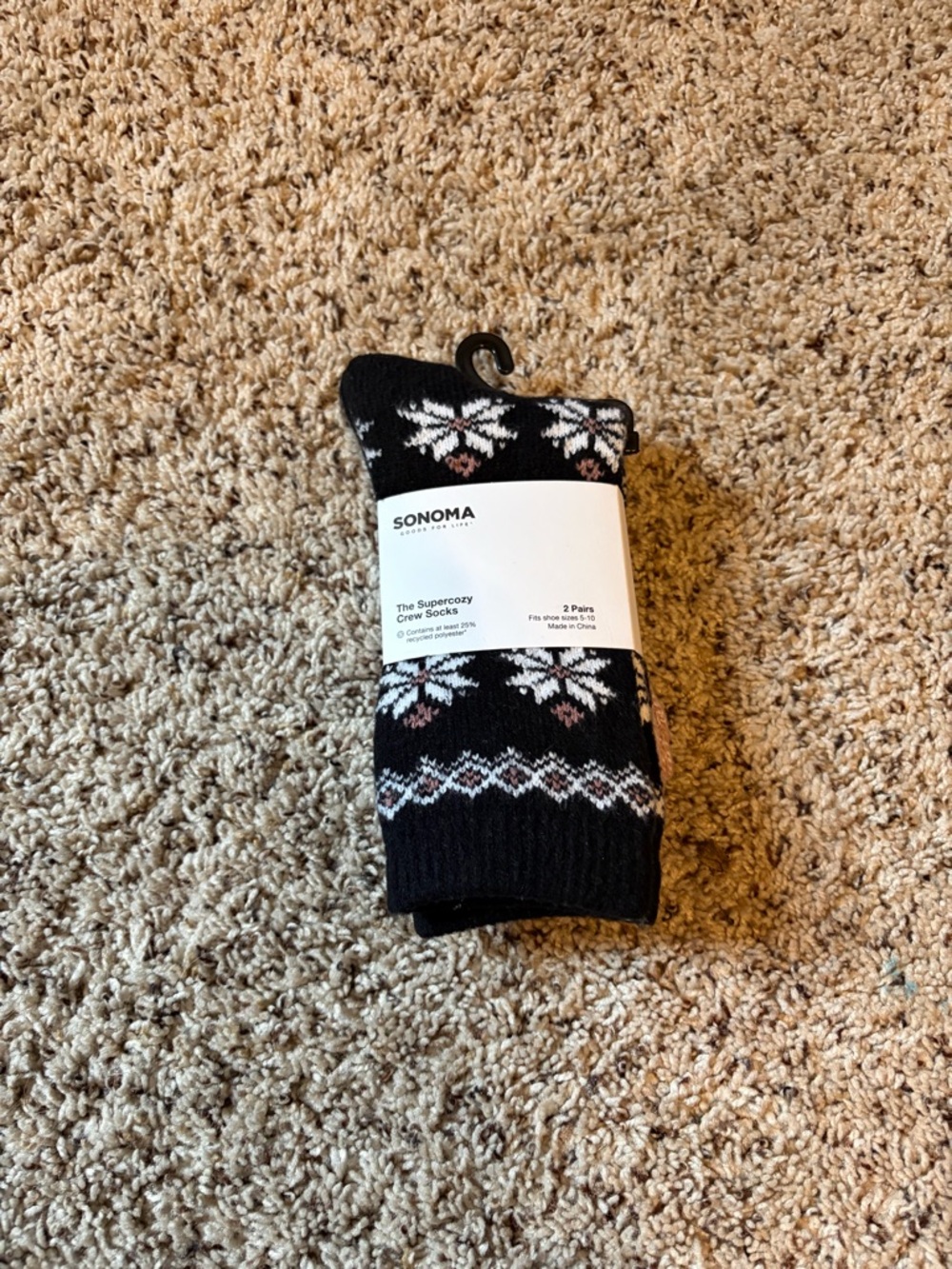 SONOMA Women’s Supercozy Crew Socks